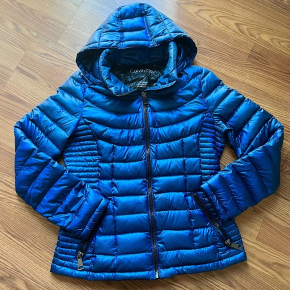 Blue Calvin Klein Puffer - Picture 2 of 6